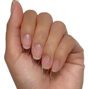 100 Unhas Postiças Inteiras Transparente Tips