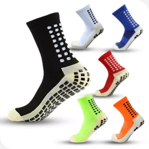 Kit 6 Pares Meia Antiderrapante Esportiva Futebol Treino