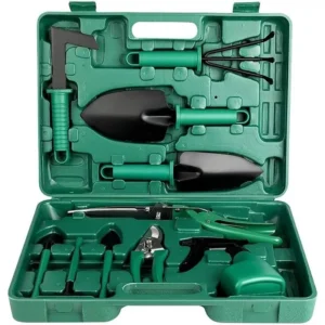 Kit Para Jardinagem Pás Poda 10 Peças Com Maleta 277301