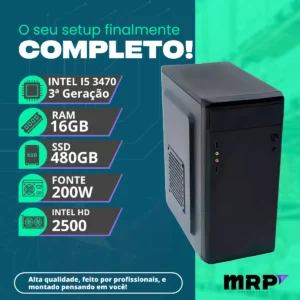 Pc Computador Completo Intel I5 16gb Ssd 480gb Monitor 19