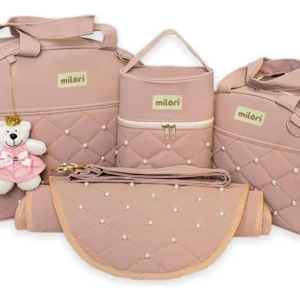 Bolsa Maternidade Saída Kit Mala Bebê Menina Menino 4 Peças