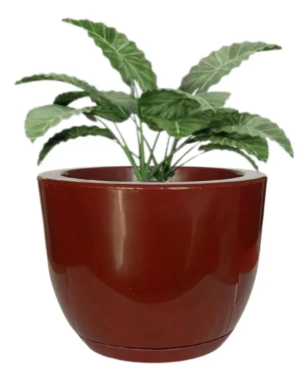 Vaso Polietileno Cone Liso Marmorizados Plantas Jardim Casa